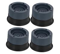 CAXUSD 4pezzi Piedini Lavatrice Antivibrazione e Antiscivolo Altezza Cuscinetti Ammortizzatori Silenziatori Per Riduzione Vibrazioni e Rumore Supporto Multiuso Per Elettrodomestici