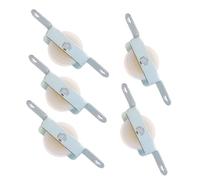 CAXUSD 5 Pezzi Supporti Scorrevoli per Ombrellone da Patio Pulegge Resistenti per Parasole Ricambi per Ombrelli da Esterno