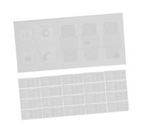 CAXUSD 50 Fogli Adesivi Di Rinforzo Del Foro Del Raccoglitore Rinforzi Trasparenti Per Le Pagine Perforate Pet Transparent