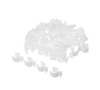 CAXUSD 50 Pezzi Clip Bloccaggio per Dispenser Pompa Cosmetica Struccante Chiusura Plastica