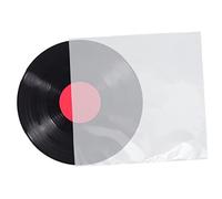 CAXUSD 50pezzi Sacchetti Protettivi per Vinile da Confezione Chiusura Buste Spesse e Ampliate per La Protezione di CD e Vinili per Conservazione e Trasporto