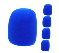 CAXUSD 5pezzi Copertura Protettiva in Schiuma Densa Per Microfono Portatile Schiuma Riutilizzabile Per Microfono Per Karaoke Filtro Anti-pop Copertura Antivento Per Accessori Microfonici