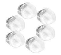 CAXUSD 6 Pezzi Posteriore Anticollisione Ventosa Fermaporta Protezione Parete Fermaporta per Camera Letto Paraurti Parete per Proteggere Pareti Pomello della