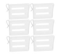 CAXUSD 6pezzi Divisorio Regolabile in Plastica Per Frigorifero Organizer Salvaspazio Per Bevande e Cibo Trasparenti Per Ripiani Porta Frigorifero