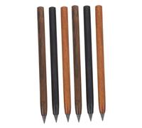 CAXUSD 6Pezzi Matite Eterni Legno per Studenti Matite Senza Temperino Resistente alla Rotttura per Scuola Casa e Ufficio Confezione da Ebony Sandalo