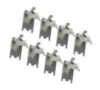 CAXUSD 8 Clip Metalliche Resistenti Per Ripiani Congelatore Acciaio Inossidabile Supporto Morsetti Per Frigorifero Clip Per Ripiani