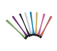 CAXUSD 8 Pezzi Penne Stilo Capacitive per Smartphone e Tablet Punta Precisa, Corpo in Silicone Antiscivolo Opaco, Set Touch Screen per Uso Quotidiano Colore Casuale