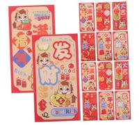 CAXUSD 90 Pezzi Buste Rosse Cinesi del Cavallo Envelopes Lunar Year Packets Lai See per Festival Matrimoni Compleanni Design e Resistente
