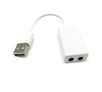 CAXUSD Adattatore Audio USB 2.0 a 7.1 con Cavo di Modalità di Alimentazione Tramite Bus USB Indicatori LED per Altoparlanti per Notebook e Laptop senza Driver Richiesto
