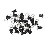 CAXUSD Adattatore Presa di Cc 5.5x2.1 Mm per Montaggio a Pannello, Connettore Jack di Alimentazione Cc Femmina, Set da 24 Pezzi per Componenti Elettronici e Accessori It