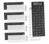 CAXUSD Adesivi Per Tastiera Giapponese Adesivo Di Ricambio Per Tastiera Del Computer Pvc Facili Da Applicare E Rimuovere