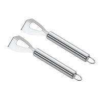 CAXUSD Affetta Formaggio 2 Pezzi Manico Antiscivolo e Design Ergonomico e Crema Spalmabile in Acciaio Inossidabile per Utensili da Cucina Professionali