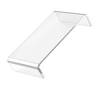 CAXUSD Alzata Monitor Acrilico Trasparente Supporto Ergonomico per Scrivania Stand per Computer e Notebook Design Elegante e Resistente per Ufficio e Casa