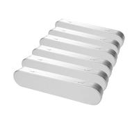 CAXUSD Astuccio Portapenne in Latta Resistente 6 Pezzi Apertura a Cerniera, Organizer Multifunzione Per Studenti e Ufficio, Scatola Per Matite e Cancelleria Per Uso Quotidiano