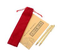 CAXUSD Bacchette Telescopiche in Ottone Retrattili con Borsa, Set da 4 Pezzi per Rilevamento Acqua e Ricerca Tesori, Strumenti Compatti per Divinazione