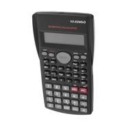 CAXUSD Calcolatrice Scientifica per Scuola Superiore Display Chiaro, Design Portatile in Materiale Ps, Adatta per Esami Studenti e Uso Prolungato Nero