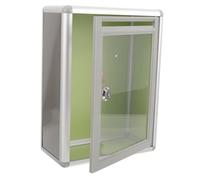 CAXUSD Cassetta Postale Creativa in Lega Di Alluminio, Scatola Trasparente Da Parete Per Suggerimenti e Reclami, Serratura, Uso Domestico e Professionale