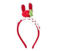 CAXUSD Cerchietto Orecchie Di Coniglio Fascia in Peluche Accessorio Per Pasqua E Feste Di Compleanno Comodo E Creativo