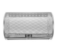 CAXUSD Cestello per Griglia in Acciaio Inox 304 Gabbia per Pollo allo Spiedo e Supporto Girevole, Accessorio per Friggitrice ad Aria e Forno, per Carne, Verdure e Arrosti in Cucina