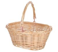 CAXUSD Cestino da picnic con trasporto cestino da picnic intrecciato a mano cestino da giardino cestini per il pane cestino del raccolto da giardino cesto per fiori vimini