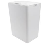 CAXUSD Cestino Induttivo Intelligente da 15l Sensore Automatico e Coperchio Bianco, Contenitore per Rifiuti Silenzioso senza Contatto per Cucina, Bagno e Ufficio, Pattumiera Plastica