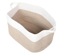 CAXUSD Cestino Porta Oggetti in Corda Di Cotone Cesto Intrecciato Extra Large Organizer Per Telecomandi Cestino Per Toeletta Contenitore Per Libri e Giocattoli Per Casa Ufficio Cucina