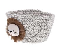 CAXUSD Cesto Organizzatore Intrecciato Per Casa e Ufficio Cesta Piccola Per Giocattoli Cosmetici e Decorazioni Contenitore Per Scrivania e Mensola Stile Scandinavo