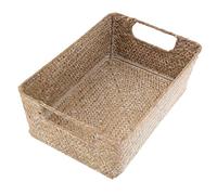 CAXUSD Cesto per Pane in Vimini Resistente per Uso Quotidiano, Contenitore Snack Retrò Color Kaki, per Decorazione e Ambienti Interni