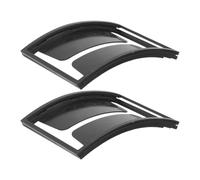 CAXUSD Clip Porta Skipass per Occhiali da Sci in Abs Nero 2 Pezzi, Accessorio Sicuro e Pratico per Sport Invernali All'aperto come Snowboard, Dimensioni 9,2x2,4x0,6cm