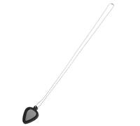 CAXUSD Collana Porta Plettri in Acciaio Inossidabile Forma Di Cuore Portaplettri Metallico Da Choker Per Musicisti Di Chitarra Elettrica Basso e Ukulele Con Plettri Silicone Accessorio Gi