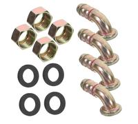 CAXUSD Connettore Tubo Flessibile Girevole Per Stufa A Gas Adattatore Per Tubo Giunto Di Collegamento Rapido Kit Di Conversione Per Griglia Gas Naturale