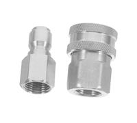 CAXUSD Connettori in per Idropulitrice Adattatori Maschio Femmina Filettati Kit Rapido Sgancio per Professionale e Compatibilità