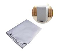 CAXUSD Copertura Per Lavatrice/asciugatrice A Carica Dall'alto Argento Spesso Protezione Solare E Cerniere Scorrevoli Adatta Alla Maggior Di Modelli