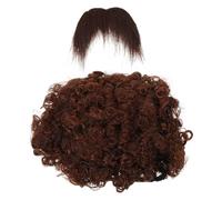 CAXUSD Costume Pirata Uomo Set Parrucca Baffi Finti Barba Cosplay Divertente Feste Halloween Scena Articoli