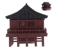 CAXUSD Decorazione Micro Paesaggio Decorazioni per Acquari Statuette Vintage in Miniatura per Edifici Padiglione Padiglione da Giardino Giapponese per Acquari in Miniatura