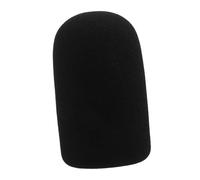 CAXUSD Filtro pop per microfono antivento per microfono da palco coperture per microfono dj schermo antivento per microfono copertura del microfono di ricambio spugna Black