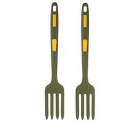 CAXUSD Forchette in Silicone Ergonomiche per Cucina Accessorio Multifunzione 2 Pezzi senza Bave Bordi Lisci e Rotondi per Famiglie e Uso Domestico