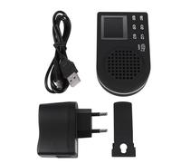 CAXUSD Lettore Mp3 Portatile Nero con Altoparlante ad Alta Fedeltà Integrato e Batteria Grande Capacità, Include Cavo Usb, come Regalo per Famiglia e Amici