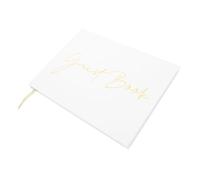 CAXUSD Libro Ospiti Matrimonio Personalizzato Guest Book Per Feste Di Nozze Decorazione Elegante Per Registrazione Ospiti e Dediche Pagine Design Pratico e Riusabile