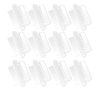 CAXUSD Linguette per Cartelle Sospese Set da 1 in Pvc Trasparente Etichetta per Organizzare Documenti in Ufficio e Facilitare la Classificazione