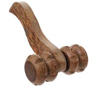 CAXUSD Massaggiatore Doppio Rullo Rotondo per Massaggio Schiena e Gambe per Rilascio della Tensione Muscolare and Aumento della Flessibilità Fisica in Legno di Wenge