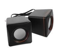 CAXUSD Mini Altoparlante USB Tavolo Piccolo Altoparlante Audio e Connessione USB Stabile e Compatibile Laptop e Desktop Realizzato in ABS Rame e Materiale Magnetico Sicuri e