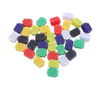 CAXUSD Mini Breadboard senza Saldatura 35 Pezzi in Plastica Pannello Circuito Pcb per Progetti Elettronici Fai da Te e Apprendimento Coding