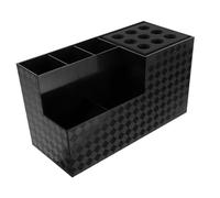 CAXUSD Organizzatore Per Strumenti Parrucchiere Scomparti Multipli Supporto Per Pettini e Forbici Realizzato in Materiali Robusti Per Uso Professionale