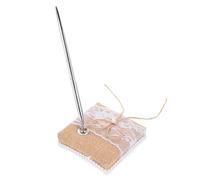 CAXUSD Penna Decorativa Per Matrimonio Con Design Romantico Penna Per Libro Ospiti Accessorio Elegante Per Cerimonie e Festeggiamenti