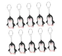 CAXUSD Pezzi Penguin Keyring Ornamento Del Pinguino Per Zaini Portachiavi Di Pinguini Per Amanti Dei Pinguini Simpatico Decoro Portachiavi Keychain a Tema Pinguino Colla Morbida in Pvc