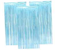 CAXUSD Porta in Lamina Frange Compleanno Decorazione Fondale Compleanno Decorazioni Festa Sfondo Party Streamer Frange Lamina Orpello