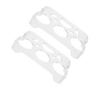 CAXUSD Portauova Frigo 2 Pezzi in Pp Resistente, Contenitore Sicuro Per Uova Con Protezione Antiurto, Vassoio Multifunzione Per Conservazione e Trasporto in Frigorifero