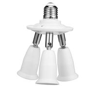 CAXUSD Presa Di Sdoppiatore Convertitore Per Presa Girevole Adattatore Per Lampadina Led Base Lampada Regolabile Gradi