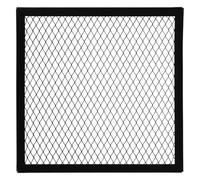 CAXUSD Protezione Quadrata in Rete Resistente al Calore Schermo Sicurezza per Stufa a Legna Traspirante per Interni Copertura Senza Foro per Viti